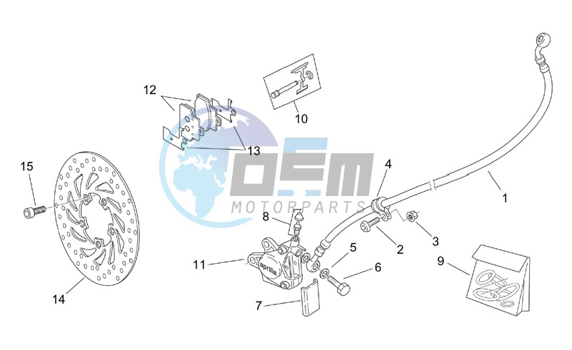 Front brake caliper