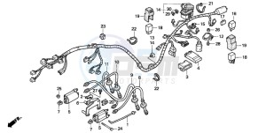 CB1000F drawing WIRE HARNESS