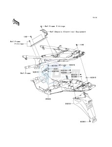 ZG 1400 A [CONCOURS 14 ABS] (8F-9F) A8F drawing REAR FENDER-- S- -