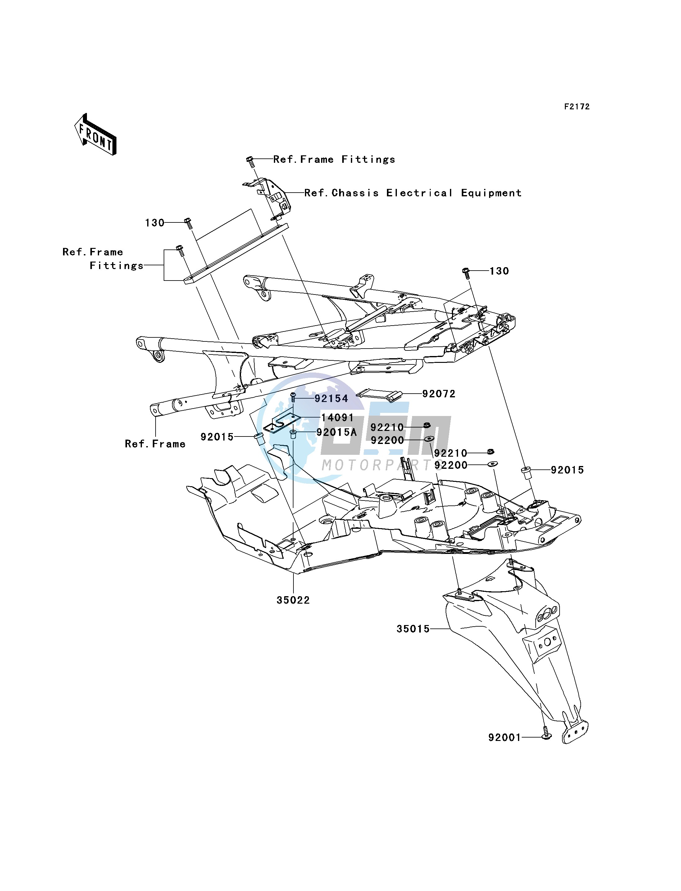 REAR FENDER-- S- -