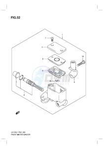 UH125 BURGMAN EU drawing FRONT MASTER CYLINDER