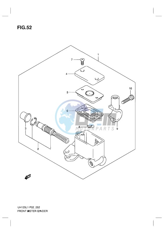 FRONT MASTER CYLINDER