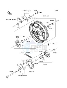 NINJA_250R EX250K9F GB XX (EU ME A(FRICA) drawing Rear Hub