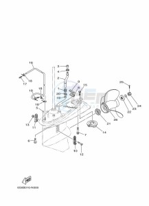 F100BETX drawing PROPELLER-HOUSING-AND-TRANSMISSION-2