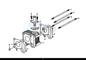 FIDDLE II 50 (45 KM/H) (AF05W4-EU) (E4) (L8-M0) drawing CYLINDER