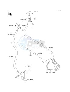 JT 1500 G [ULTRA LX] (G9F) G9F drawing BILGE SYSTEM