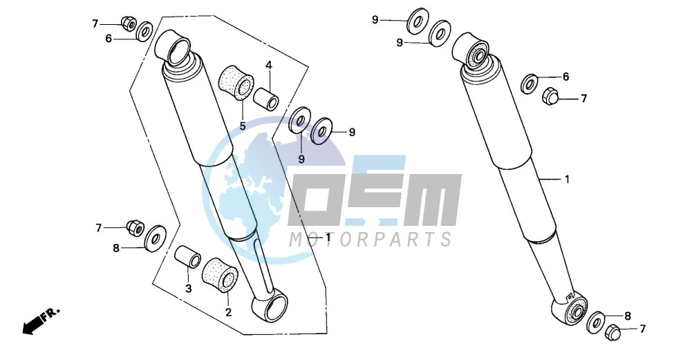 REAR CUSHION (C50SP/C50ST)