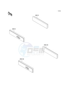 KAF 950 A [MULE 2510 DIESEL] (A1-A3) [MULE 2510 DIESEL] drawing REFLECTORS