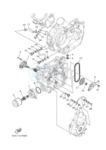 YFM700FWA YFM70GDHG GRIZZLY 700 (B305) drawing OIL PUMP