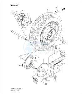 VZ800L0 drawing REAR WHEEL