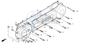 PK50SM drawing LEFT SIDE COVER