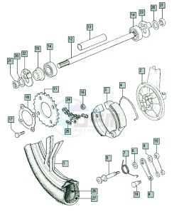 A3 50 drawing Rear wheel-alu I