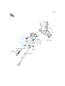 ZZR1400 ABS ZX1400FFFA FR GB XX (EU ME A(FRICA) drawing Stand(s)