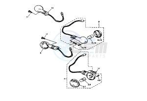 DT X 125 drawing FLASHER LIGHT