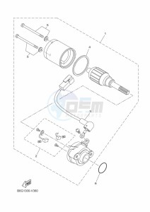 MT-125 MTN125-A (B6G3) drawing STARTING MOTOR