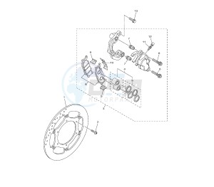 XVS A MIDNIGHT STAR 950 drawing FRONT BRAKE CALIPER