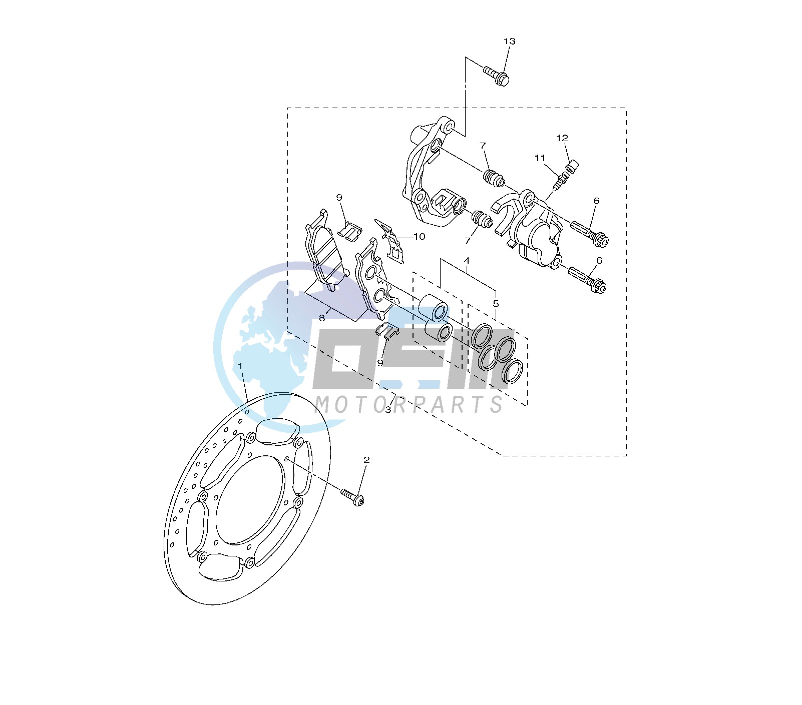 FRONT BRAKE CALIPER