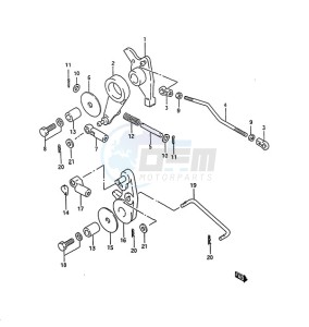 DT 75 drawing Throttle Link