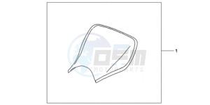 CBR1000RR9 Korea - (KO / SPC) drawing E-SEAT