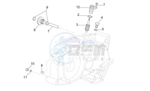 RS 50 drawing Left crankcase