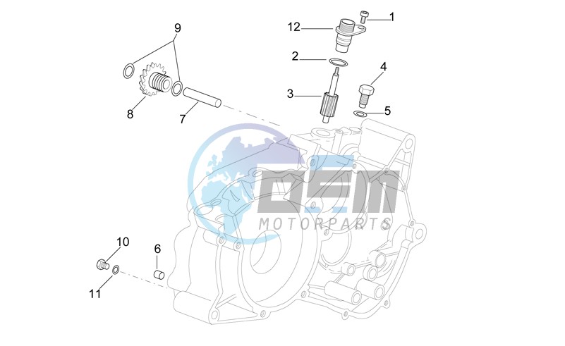 Left crankcase