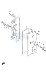 DF 300AP drawing Exhaust Cover