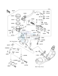 KRF 750 F [TERYX 750 4X4 NRA OUTDOORS] (F8F) C9FA drawing FRONT MASTER CYLINDER