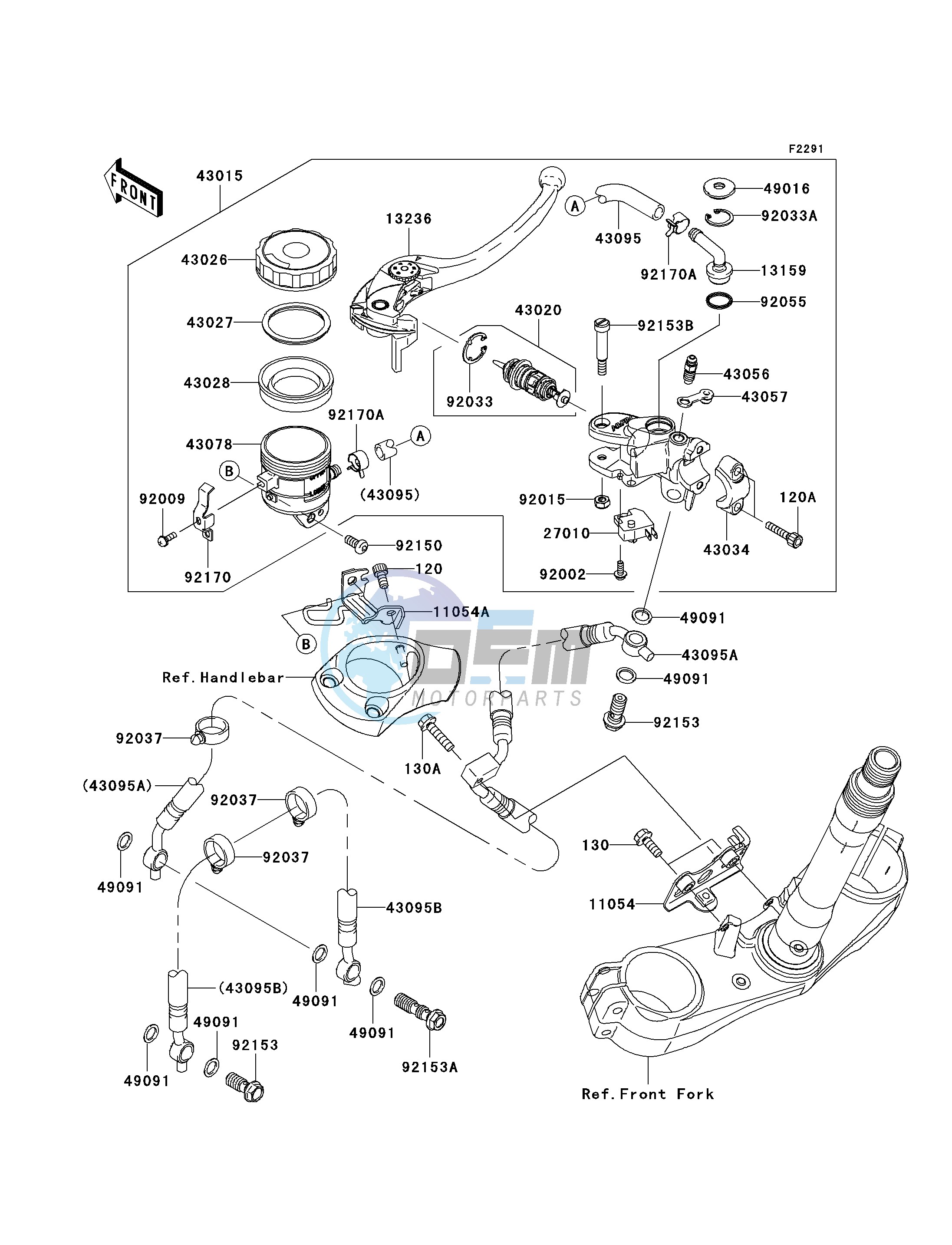 FRONT MASTER CYLINDER