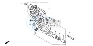 NT700VA drawing REAR CUSHION