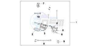 XL700V9 UK - (E / MKH) drawing REAR FOG LIGHT