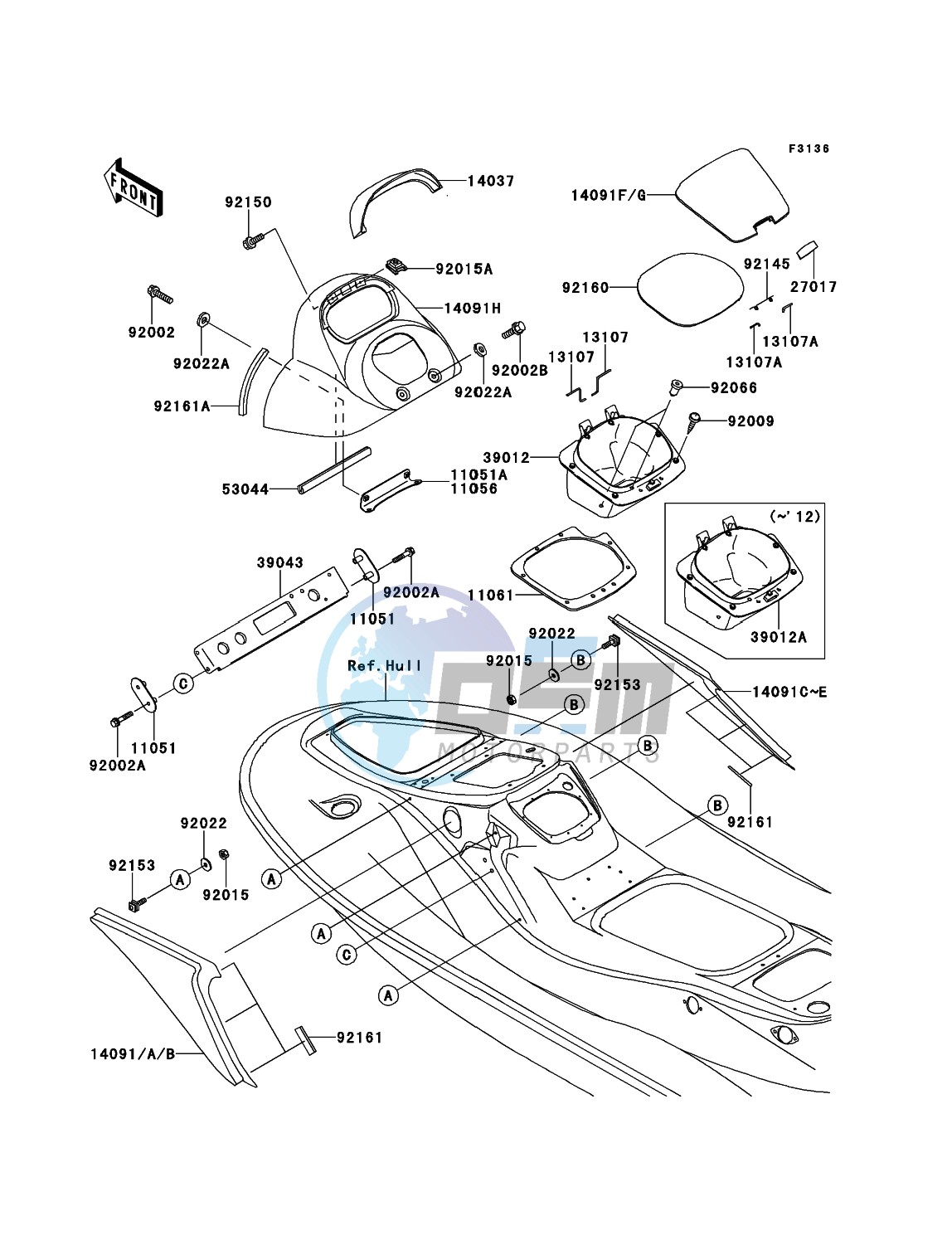 Hull Middle Fittings