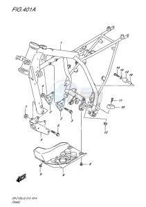 DR-Z125L EU drawing FRAME