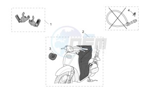 Scarabeo 100 (eng. Minarelli) drawing Acc. - Various