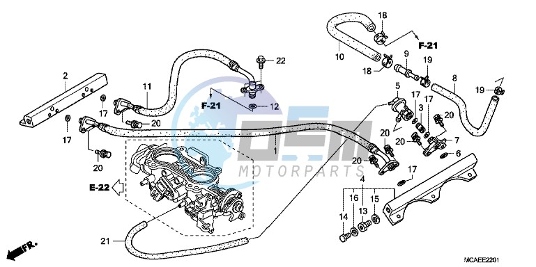 THROTTLE BODY (TUBI NG)