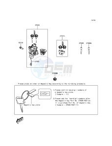 J125 SC125AGFA XX (EU ME A(FRICA) drawing Ignition Switch