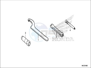 CRF450RXH Europe Direct - (ED) drawing TOOLS