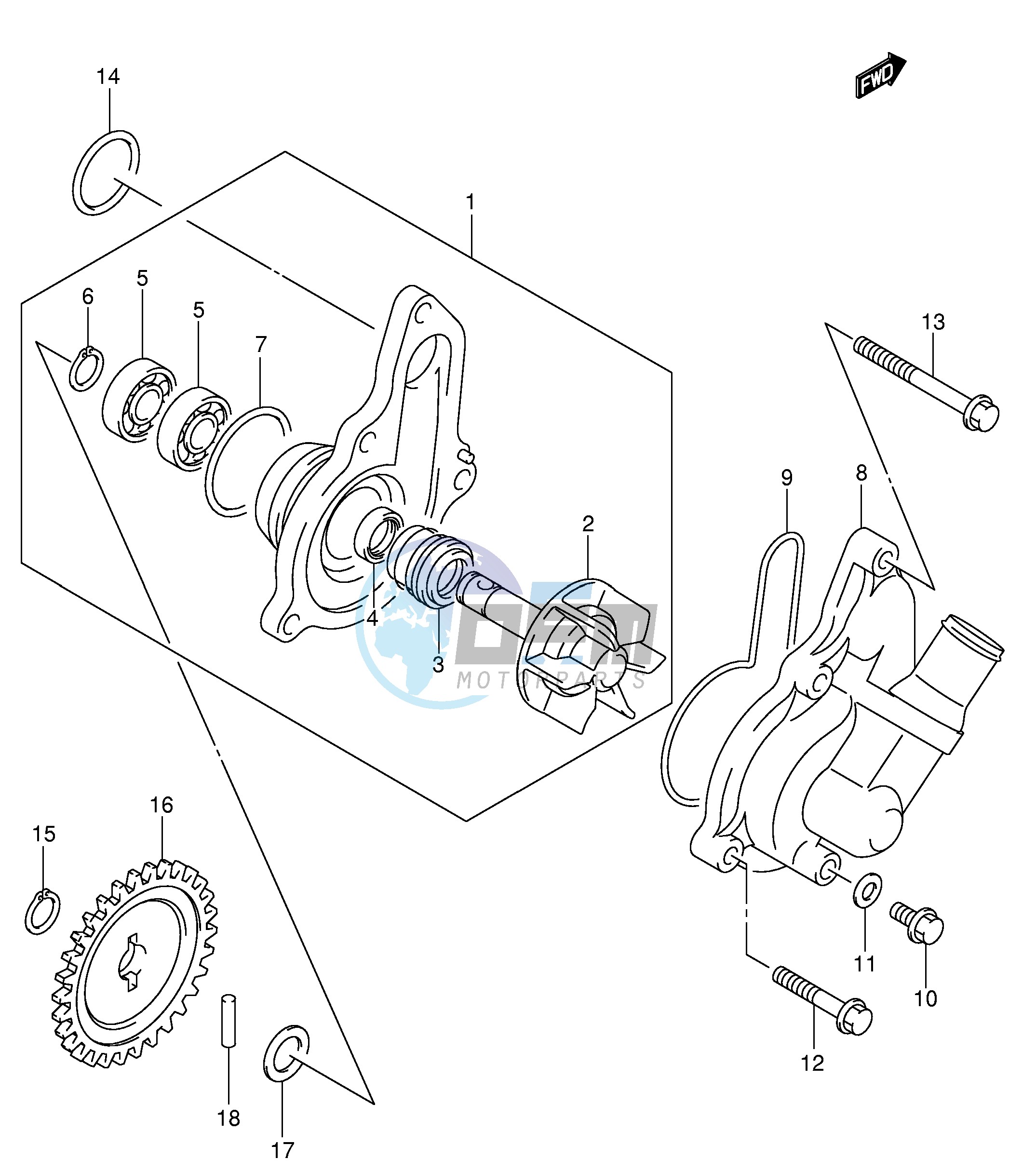 WATER PUMP (MODEL K4)