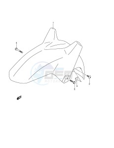 DL650 (E2) V-Strom drawing FRONT FENDER