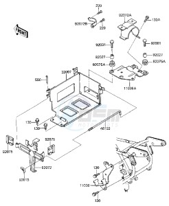 ZN 1300 A [VOYAGER] (A1-A4) [VOYAGER] drawing BATTERY CASE