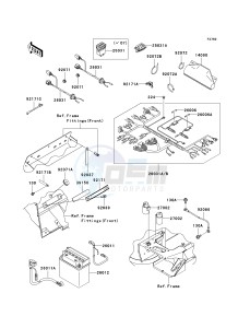 KAF 400 C [MULE 610 4X4 HARDWOODS GREEN HD] (C6F-C9F) C9F drawing CHASSIS ELECTRICAL EQUIPMENT