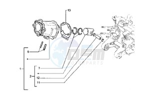 Hexagon 180 LXT drawing Cylinder-piston-wrist pin assy