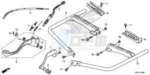 TRX420FE1H Europe Direct - (ED) drawing PEDAL/STEP