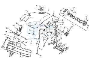 MITO EVOL.125 drawing FUEL TANK