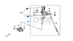 MAXSYM 600 I ABS EXECUTIVE (LX60A3-EU) (E4) (L7-M0) drawing PARK LEVER