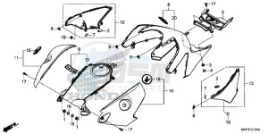 CBR1000S1H 2ED - (2ED) drawing SHELTER