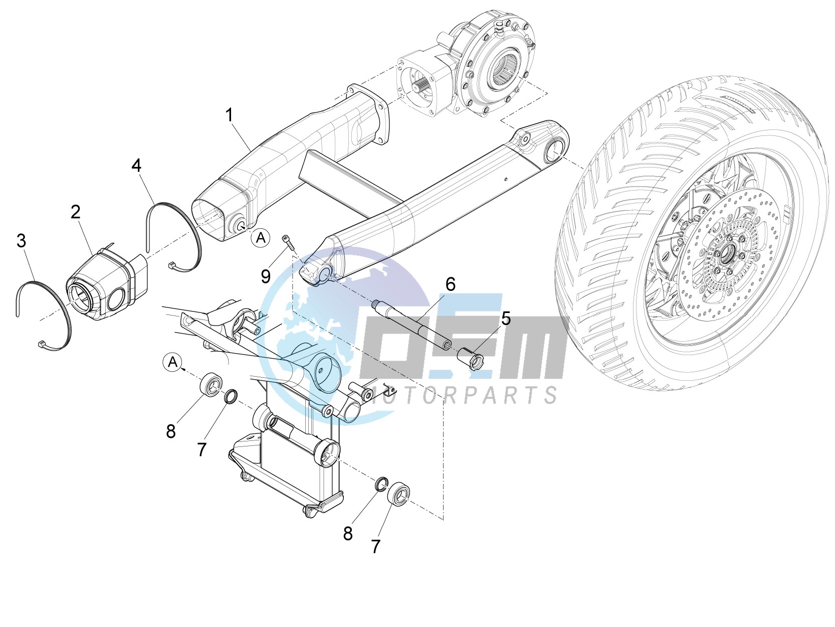 Swing arm