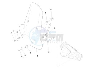 Liberty 150 4t e3 moc drawing Windshield