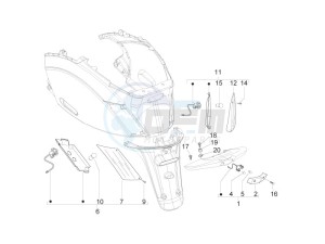 Zip 50 2T drawing Rear headlamps - Turn signal lamps