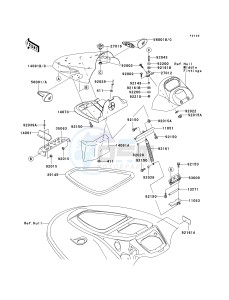 JT 1200 B [STX-12F] (B1-B3) [STX-12F] drawing HULL FRONT FITTINGS