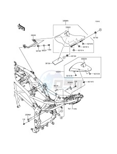 Z250SL_ABS BR250FFF XX (EU ME A(FRICA) drawing Seat